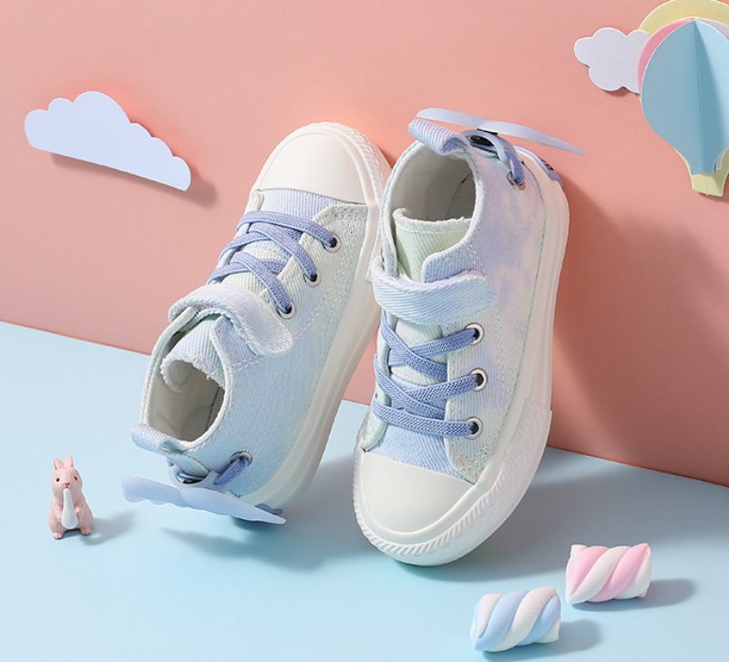 Roxie Höga Sneakers För Flickor - Blå