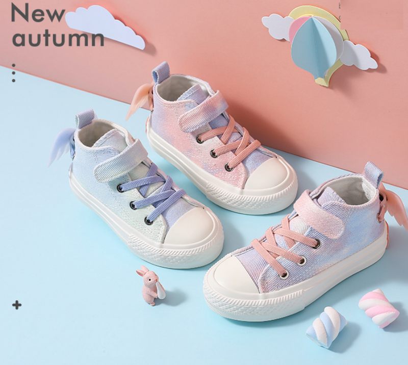 Roxie Höga Sneakers För Flickor - Blå