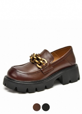 Rubby Rund Toe Platform Loafer För Kvinnor