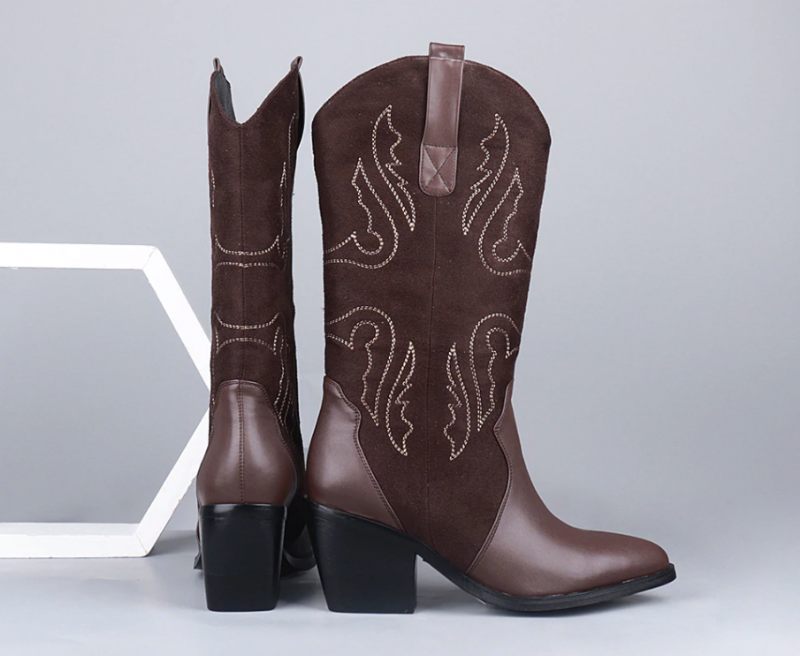 Rubio Boots Mid Calf - Brun