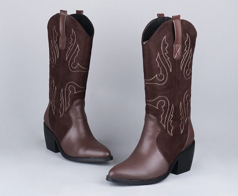 Rubio Boots Mid Calf - Brun