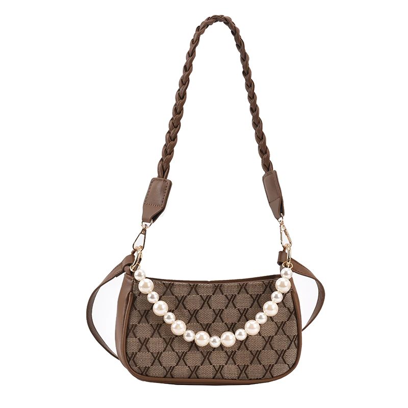 Rumy Crossbody-handväska I Läder För Kvinnor - Brun