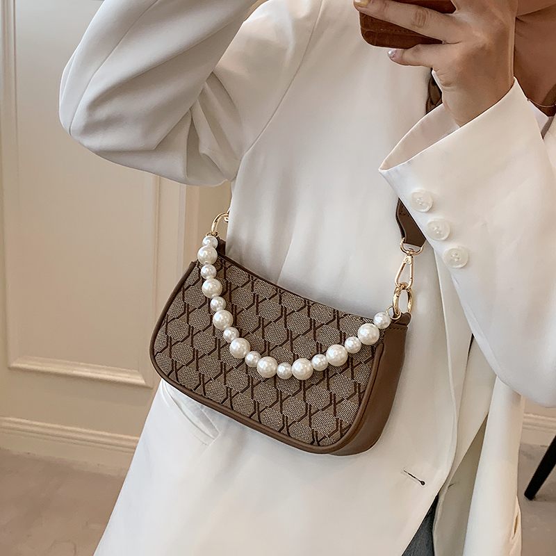 Rumy Crossbody-handväska I Läder För Kvinnor - Brun