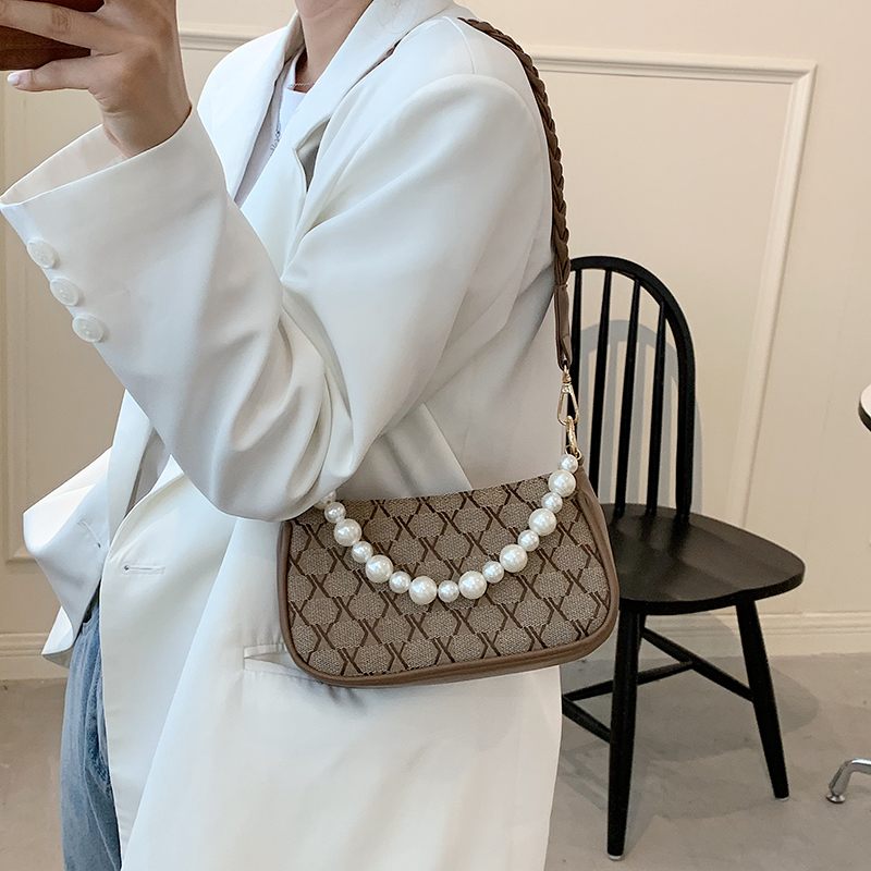 Rumy Crossbody-handväska I Läder För Kvinnor - Brun