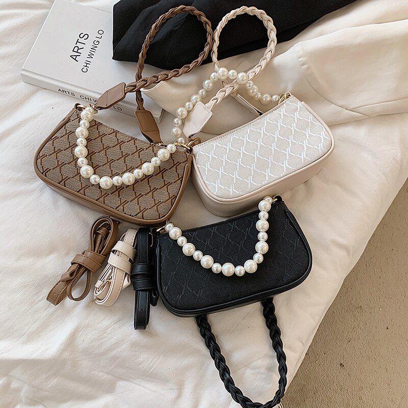 Rumy Crossbody-handväska I Läder För Kvinnor - Brun