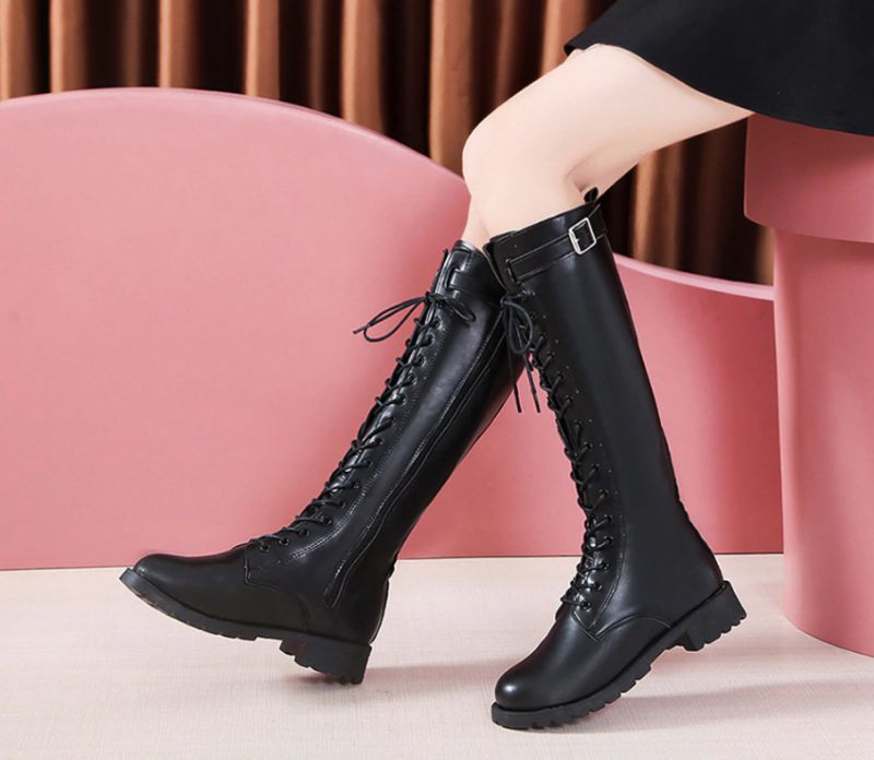 Safiro Boots Knälång - Svart