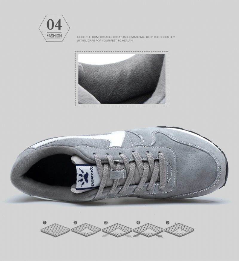 Said Casual Sneakers För Män - Marinblå