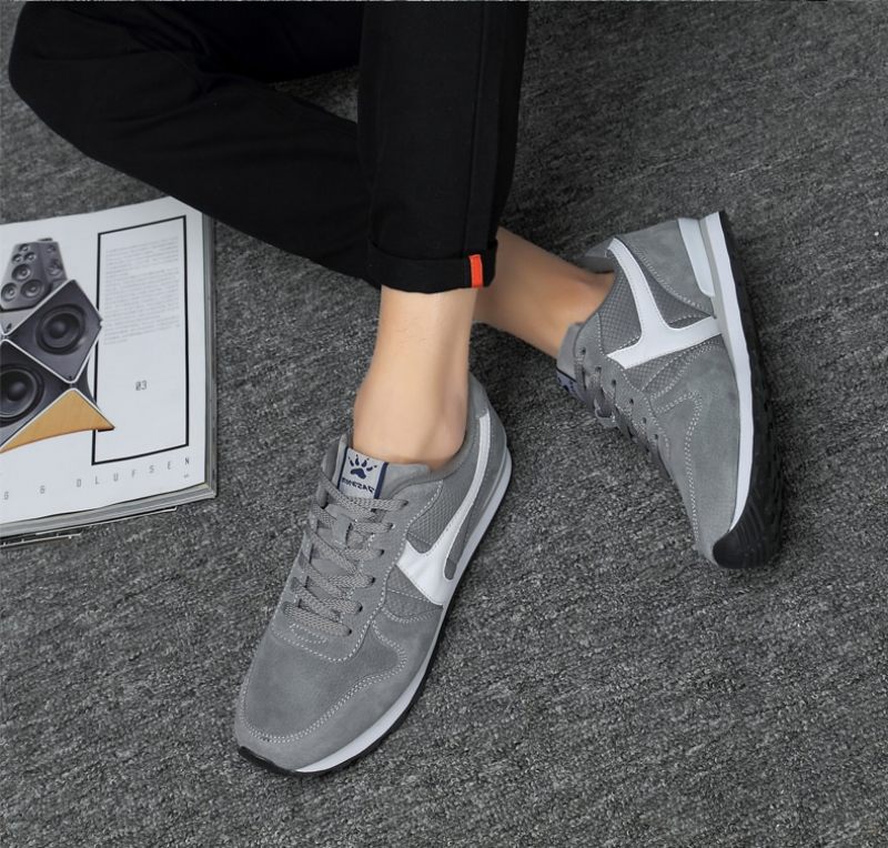 Said Casual Sneakers För Män - Marinblå