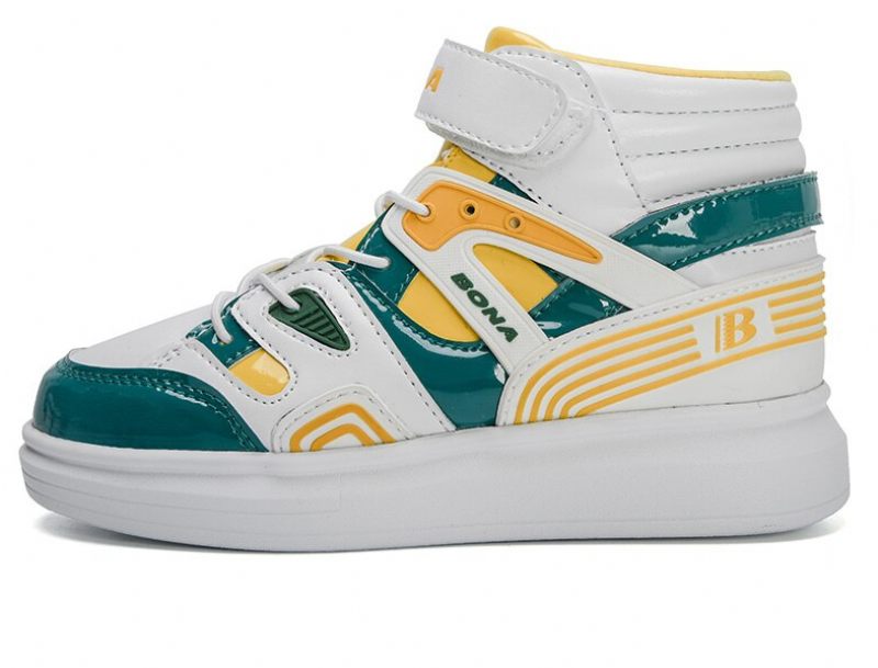 Salibi Pojkar Höga Sneakers - Röd