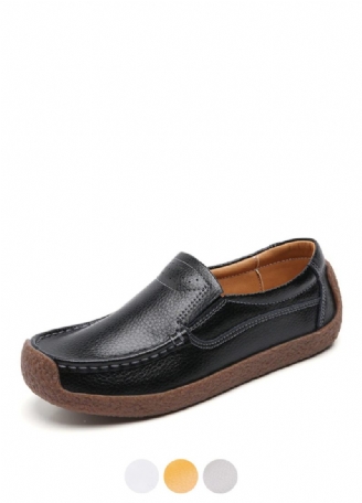 Salma Casual Loafer Skor I Läder För Kvinnor