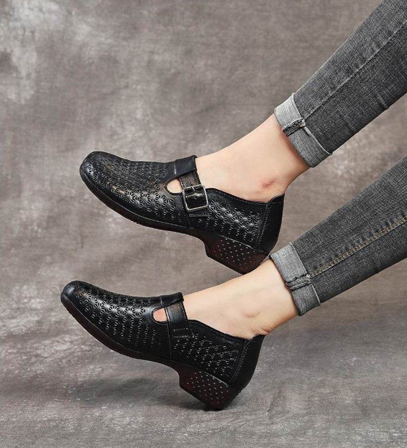 Salma Platta Slip-on Damskor - Svart
