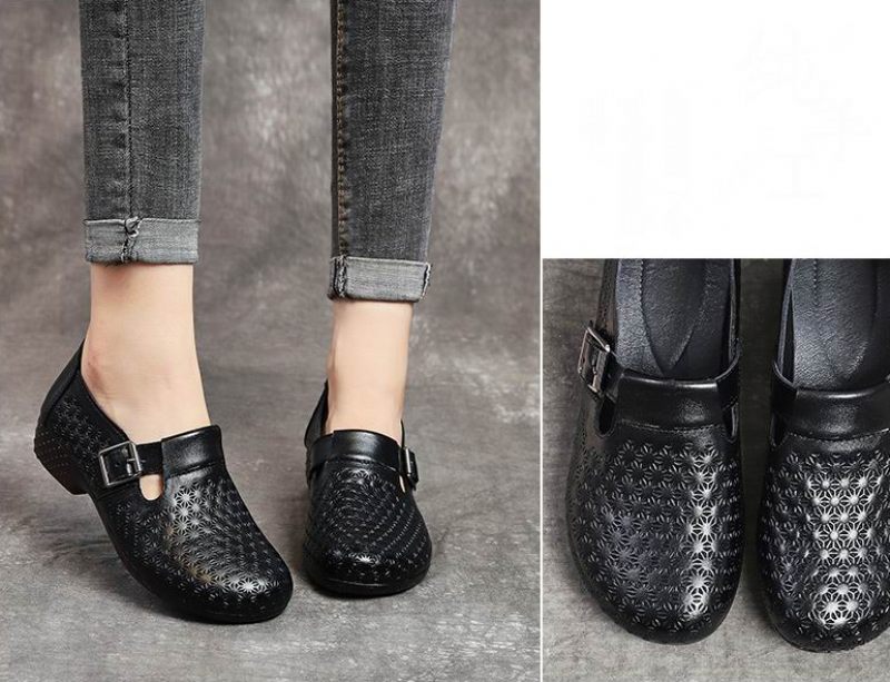 Salma Platta Slip-on Damskor - Svart