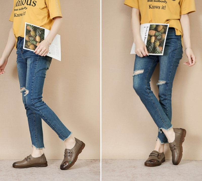 Salome Dam Loafer Skor - Kaki