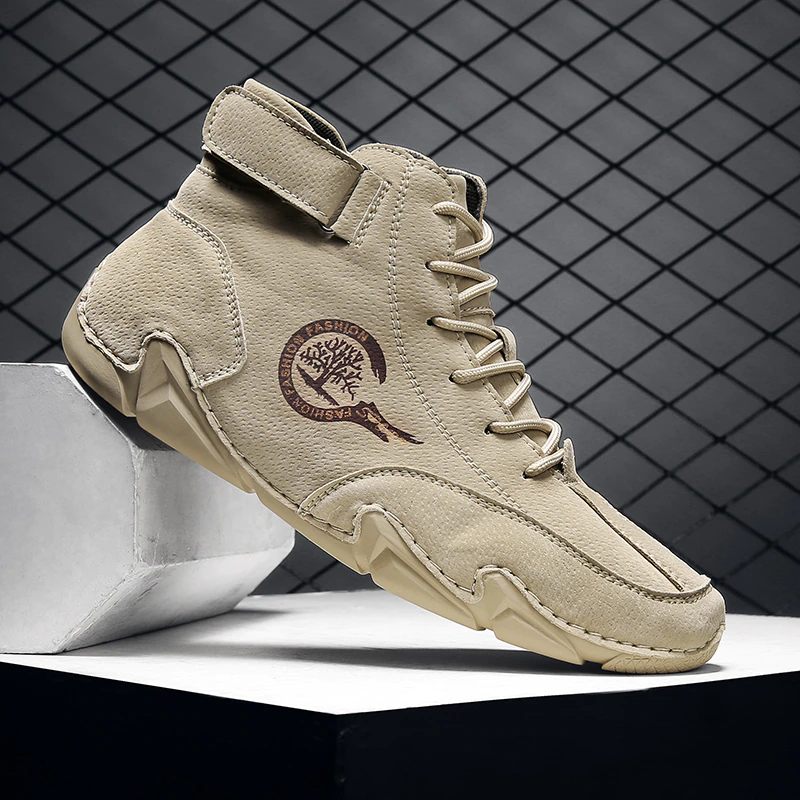 Salvio Klassiska Sneaker För Män - Grå
