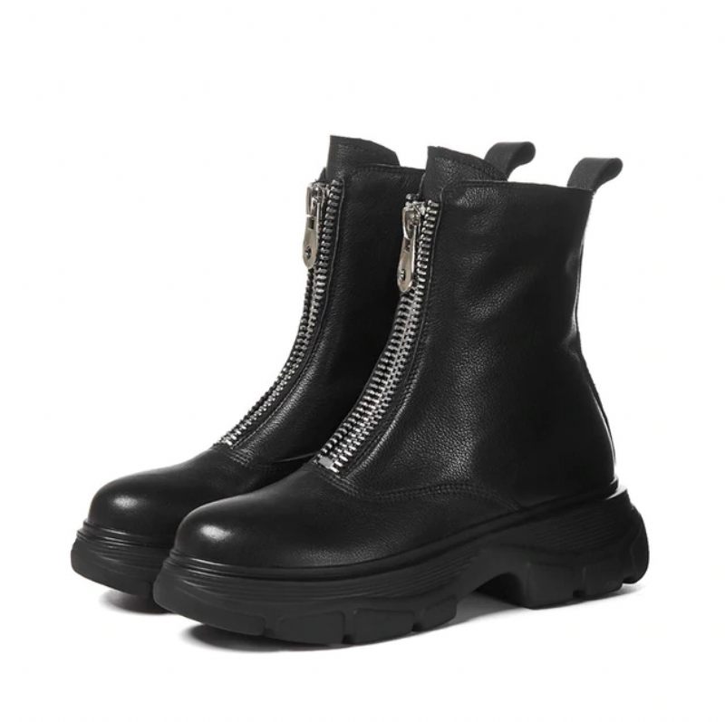 Samay Boots Ankelhöjd - Aprikossyntetfoder