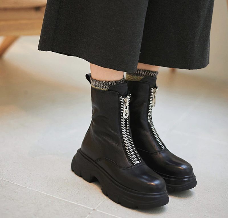 Samay Boots Ankelhöjd - Aprikossyntetfoder