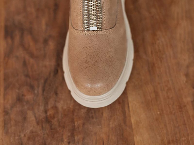Samay Boots Ankelhöjd - Aprikossyntetfoder
