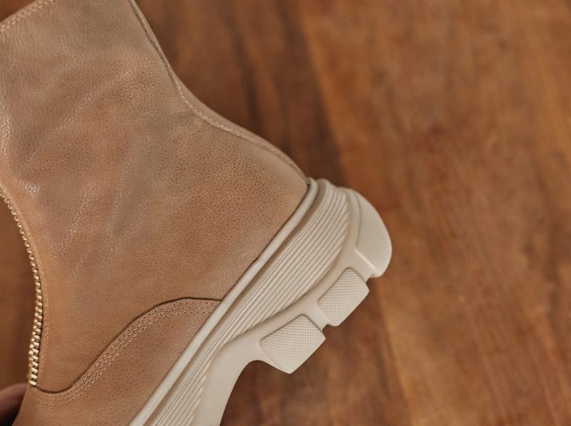 Samay Boots Ankelhöjd - Aprikossyntetfoder