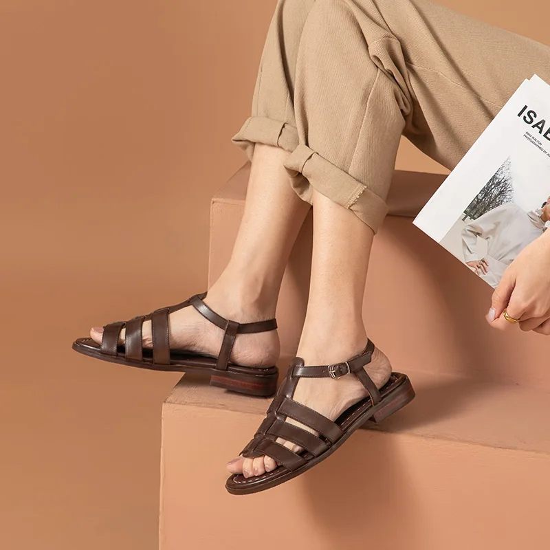 Sandal I Lera För Kvinnor - Svart