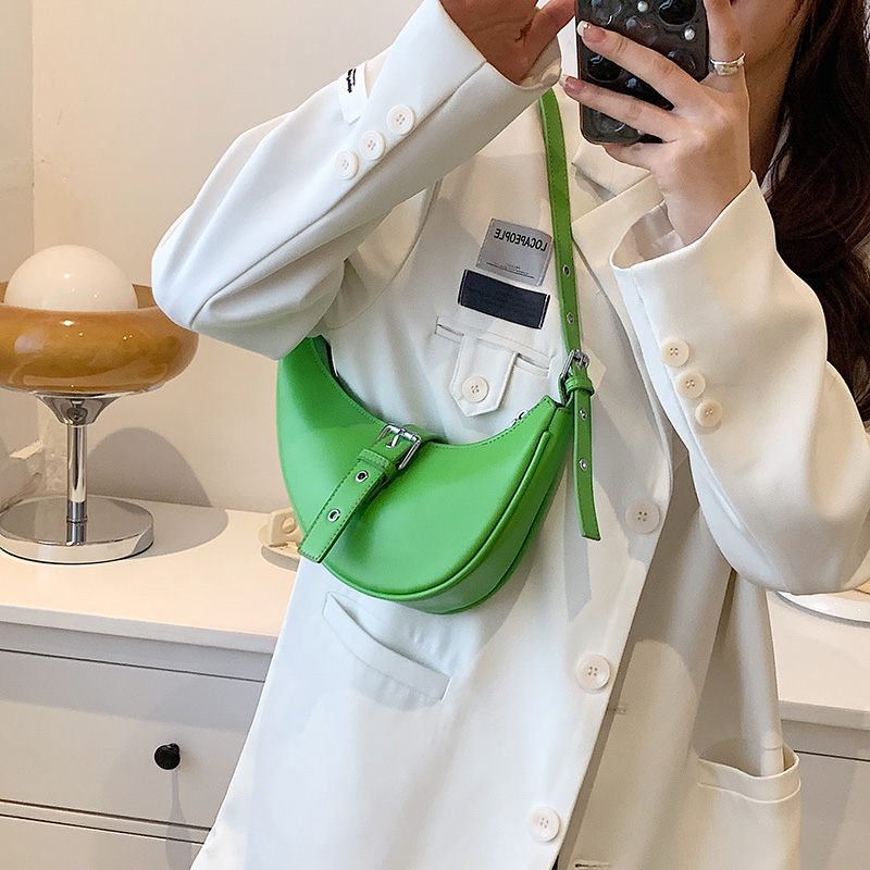 Santis Small Crossbody-handväska I Läder För Kvinnor - Grön