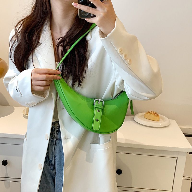 Santis Small Crossbody-handväska I Läder För Kvinnor - Grön