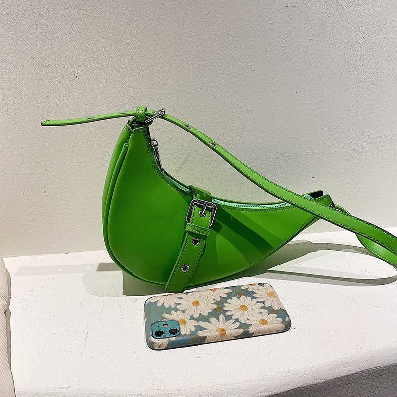 Santis Small Crossbody-handväska I Läder För Kvinnor - Grön