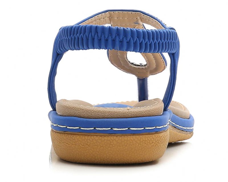 Sara Dam Sommar Flat Sandal - Svart