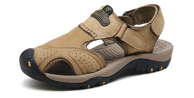 Saulo Sandal För Män - Gul