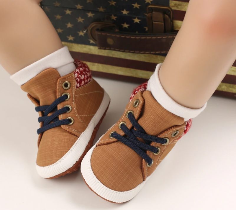 Sean Baby Pojkar Casual Sneakers - Brun