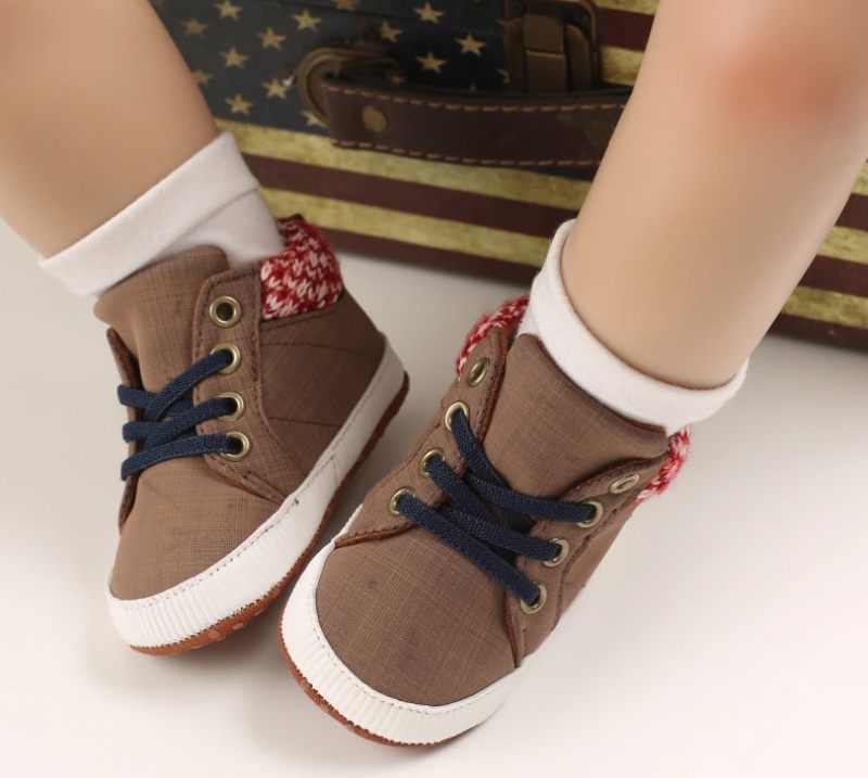Sean Baby Pojkar Casual Sneakers - Brun