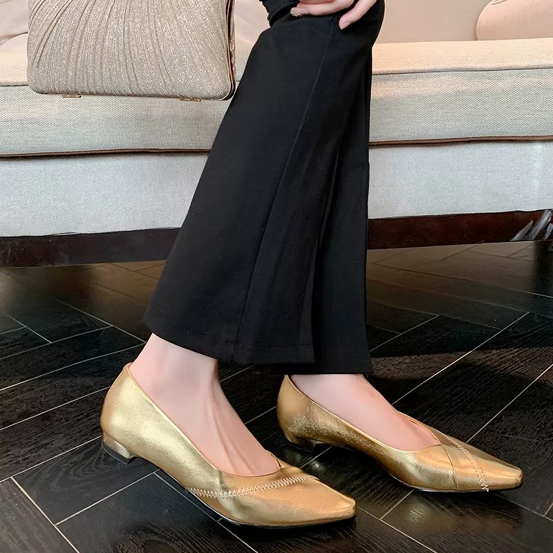 Selena Spetsiga Elegant Pump För Kvinnor - Svart