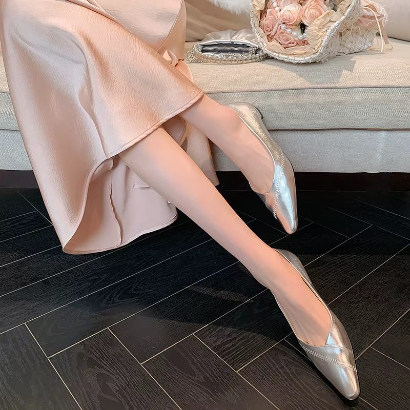 Selena Spetsiga Elegant Pump För Kvinnor - Svart