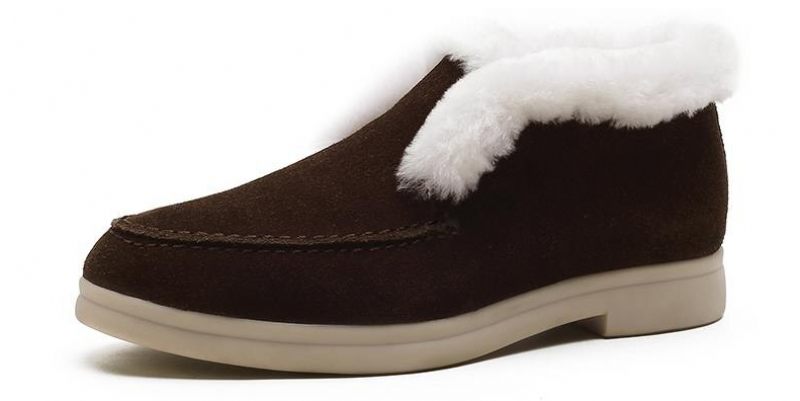 Sella Varma Vintersnöskor För Kvinnor - Beige