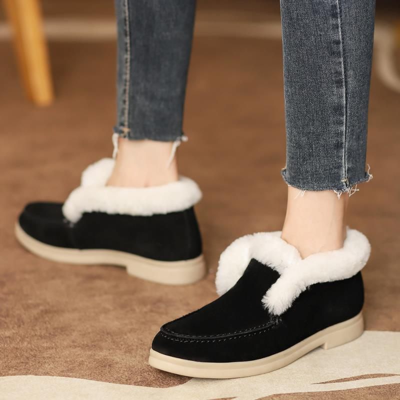 Sella Varma Vintersnöskor För Kvinnor - Beige