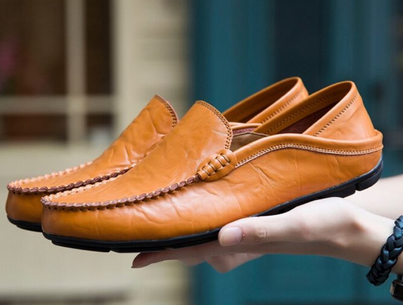 Shake Herr Loafers Fritidsskor - Gul