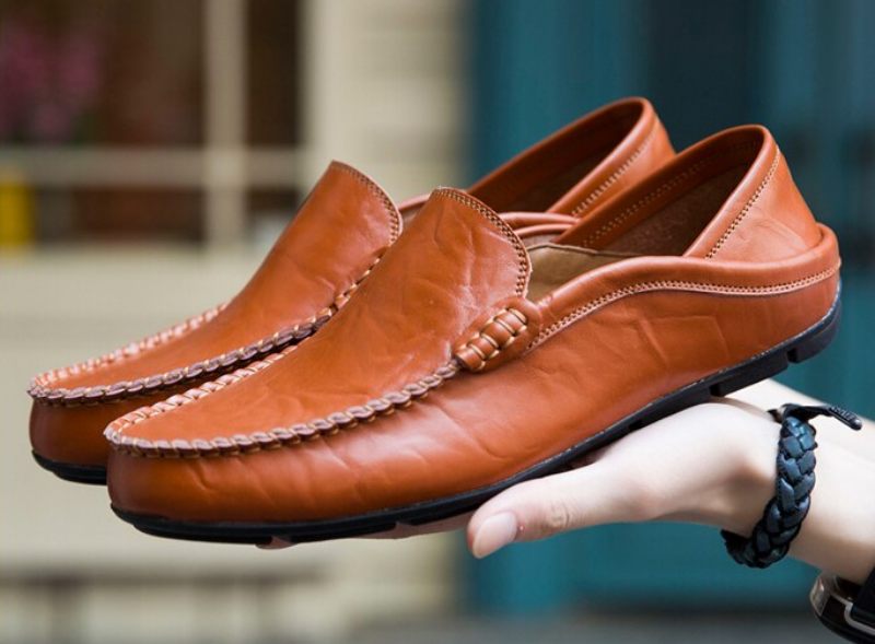 Shake Herr Loafers Fritidsskor - Gul