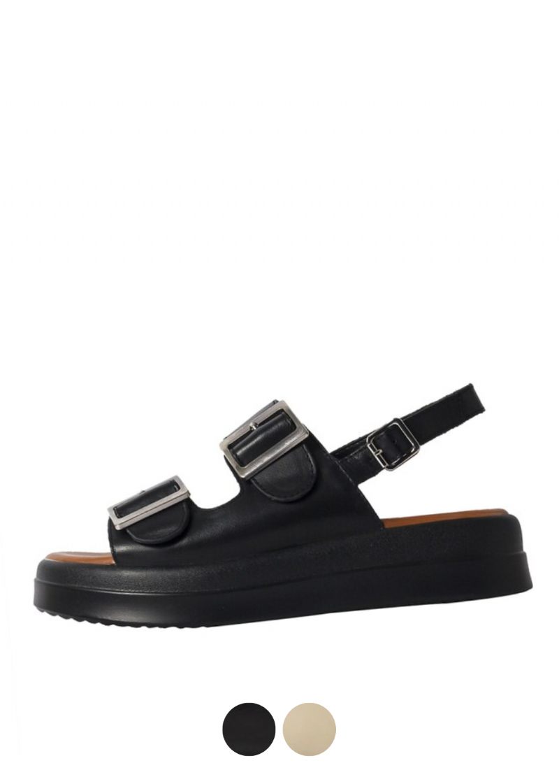 Sharo Platt Sandal För Kvinnor
