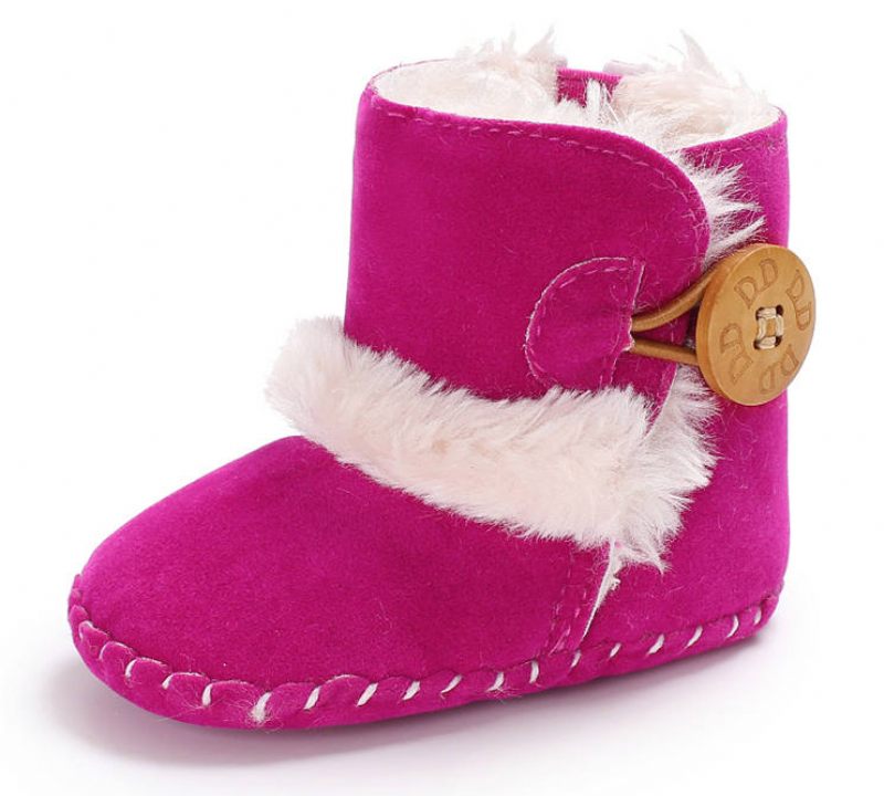 Sharon Baby Flickors Snöstövlar - Rosapäls