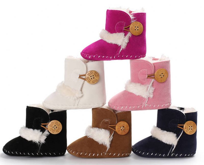 Sharon Baby Flickors Snöstövlar - Rosapäls