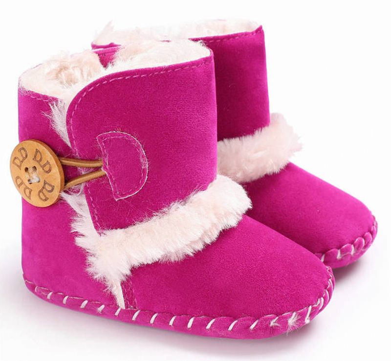 Sharon Baby Flickors Snöstövlar - Rosapäls