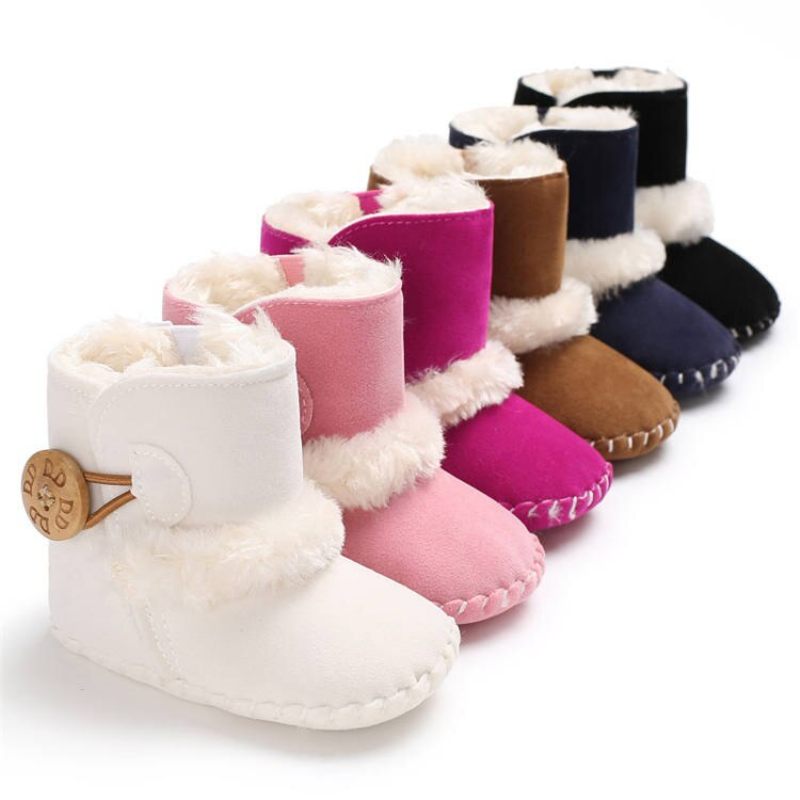 Sharon Baby Flickors Snöstövlar - Rosapäls