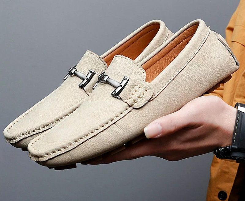 Shaw Loafer Modeskor För Män - Beige