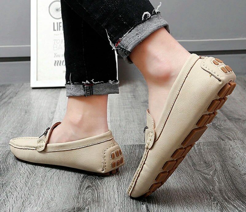 Shaw Loafer Modeskor För Män - Beige