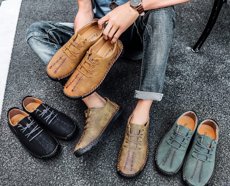 Shaw Loafers För Män Fritidsskor - Grön