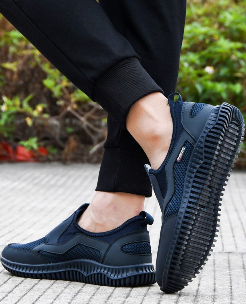 Shayden Slip-on Sneakers För Män - Svart