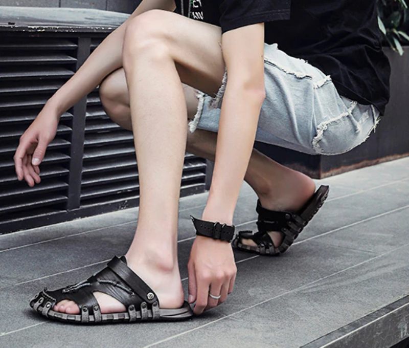 Shearer Platt Sandal För Män - Svart