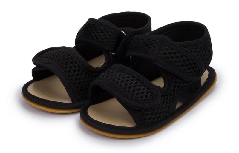 Sheeran Unisex Strandsandaler För Barn - Svart