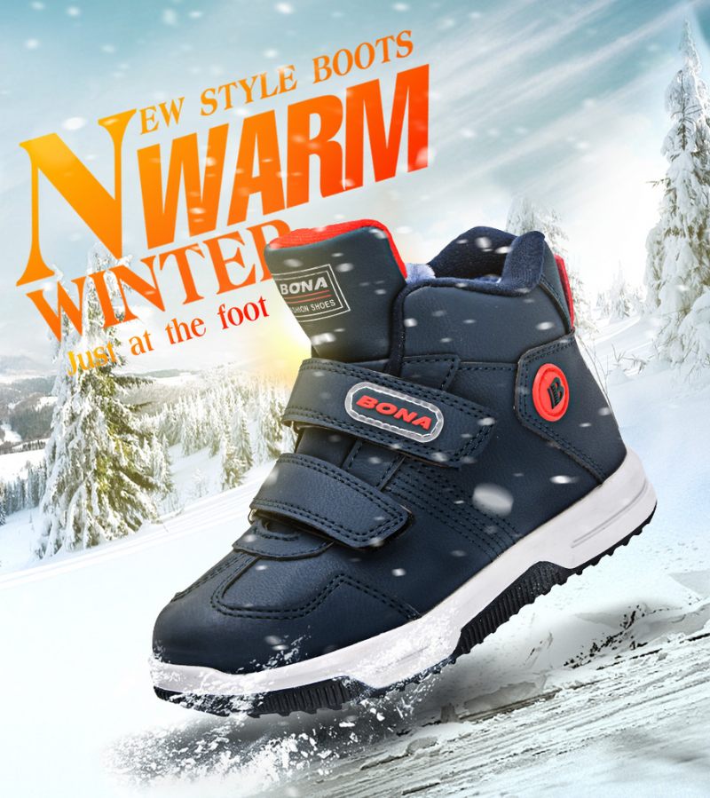 Sheeran Unisex Warm Sneaker För Barn - Grå