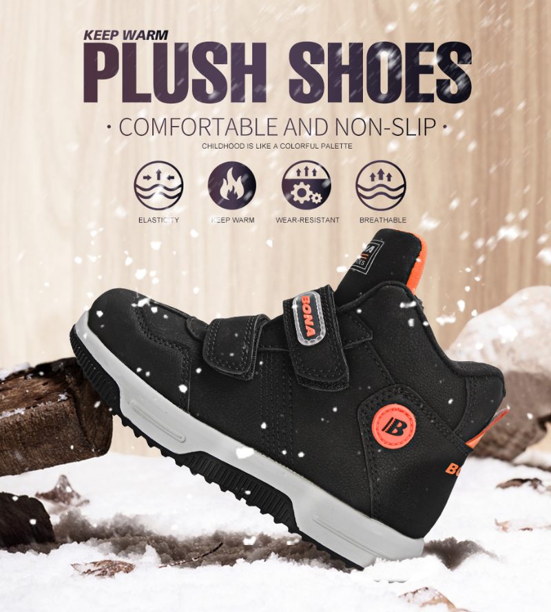 Sheeran Unisex Warm Sneaker För Barn - Grå