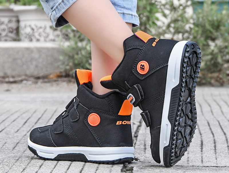 Sheeran Unisex Warm Sneaker För Barn - Grå
